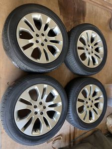 スバルアウトバック　BPE純正アルミホイールタイヤ215/55R17 ４本　倉庫整理