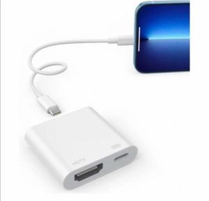 Phone HDMI変換アダプタ 1080PフルHD・給電不要 HDMI変換ケーブル 28cmケーブル付属 純正