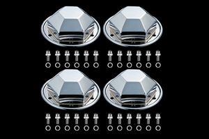 六角形 ハブキャップ丸棒巻き●新品⇒17ファイブスターギガ&07ギガ 4軸低床用 フロント