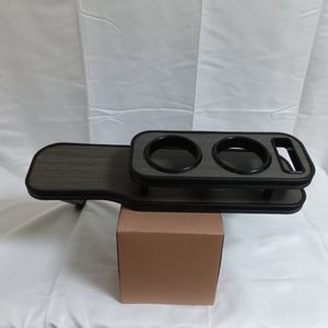 現品限り！ムーブキャンバス(16/09～)フロントテーブル 　ブラックチェリー　オールブラ