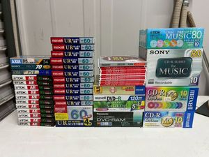 S1B59 未使用 記録媒体 カセットテープ DVD-R CD-R DVD-ROM まとめてセット Panasonic SO