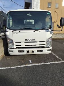 いすゞエルフ2tワイド平ロング　故障車　ジャンク　引取のみ