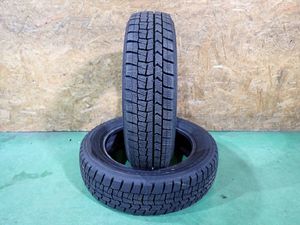 RK13406【送料無料155/65R14】2本 ダンロップ ウィンターマックス WM02 2024年製 中古ス