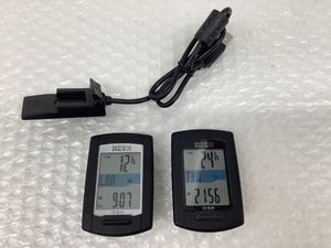 K433-60【通電確認済み2点まとめ】CATEYE キャットアイ STEALTH 50 CC-GL50 ワイヤレスサ