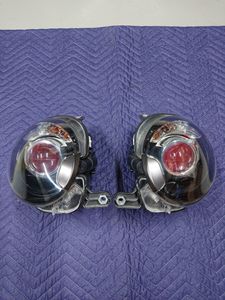 アバルト 595 純正キセノンヘッドライト レッドアイ インナーブラック加工 フィアット ア