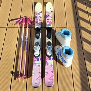 スキーセット スキー板 ストック ブーツ ジュニア 子供 セット K2 MARKER 112cm