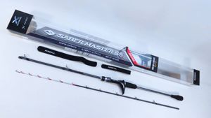 シマノ【良品】19 サーベルマスターSS テンヤ 82HH170-R(右) /定価34760円の品◆全長170c