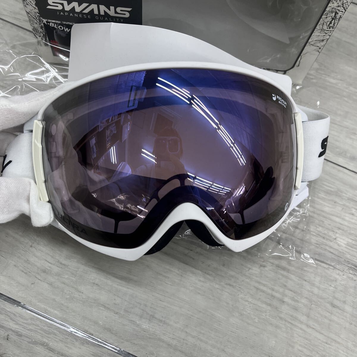 ◇1円スタート◇SWANS スノーゴーグル 未使用保管品☆ reusch スノー