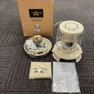 ◆1円～◆未使用に近い　 センゴクアラジン　ポータブルガスストーブ　sag-bf02 w　アウ
