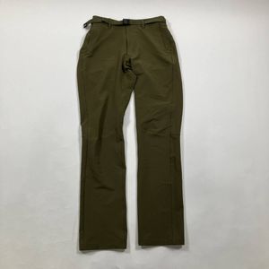 ★ MILLET ミレー パンツ ボトムス アウトドア ロゴ 裏起毛 無地 カーキ L レディース