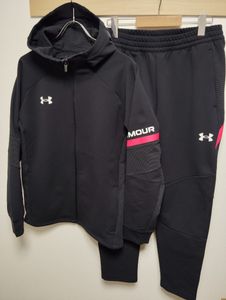【新品未使用】春夏新作 アンダーアーマー　ジャージ　上下セット　メンズＬ　セットアッ