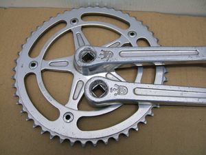 中古 クランクセット 168mm-51T アルミ SUGINO 　480