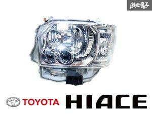 トヨタ 純正 200系 ハイエース 4型 5型 6型 後期 LED ヘッドライト レンズ 左 左側 助手