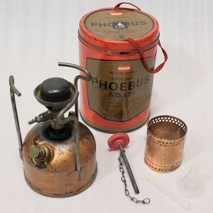 ホエーブス PHOEBUS No.625 大ブス 中古 缶ケース付 風防付 カーボンフェルト巻き 動作未