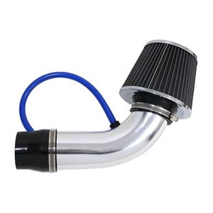 汎用 76mm口径 エアフィルター アルミ エアインテークパイプ 吸気管 毒キノコ エアクリー