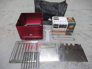 ロゴス(LOGOS) バーベキューコンロ グリルキューブ [1~2人用] 串焼き・調理も可能　コー