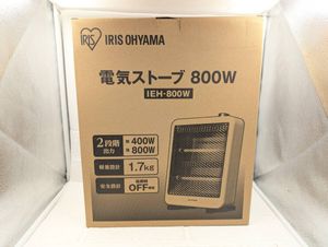 ＃756 【未使用】アイリスオーヤマ IRIS OHYAMA 電気ストーブ ベーシックタイプIEH-800W
