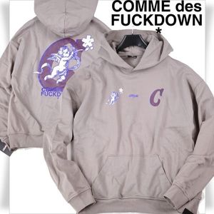 新品1円～★定価2.5万 COMME des FUCKDOWN コム デ ファックダウン メンズ ロゴ プルオー