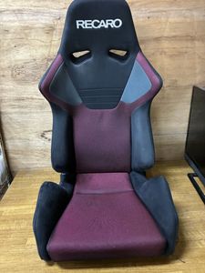 ②美品 RECARO セミバケットシート レカロシート SR-6 SK100S RD/BK 座席 220サイズ発送