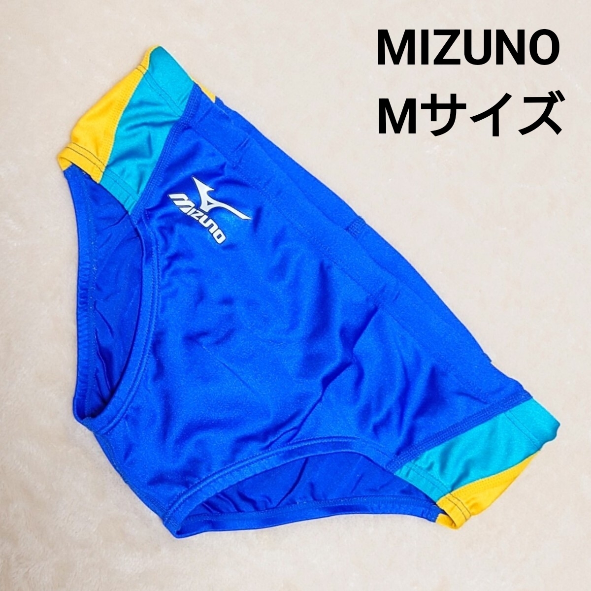 強光沢 Mサイズ スイミング指定 競泳水着 ハイカット 競パン Vパンツ