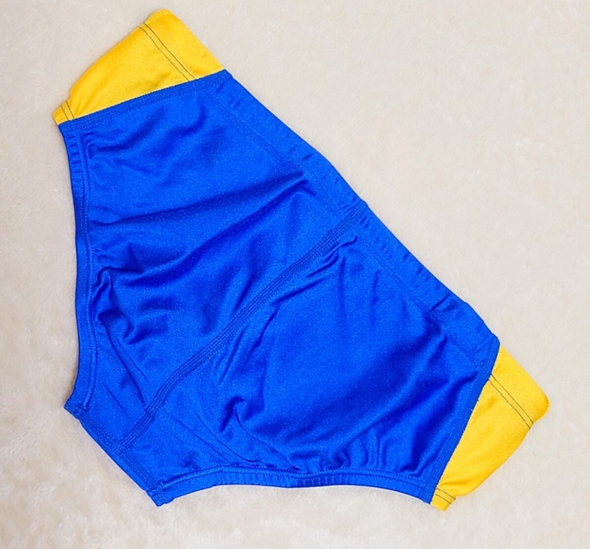 強光沢 Mサイズ スイミング指定 競泳水着 ハイカット 競パン Vパンツ
