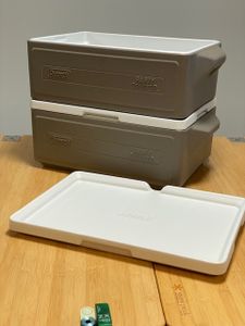 希少 絶版 廃番 美品 Coleman コールマン USA 限定カラー ライトグレー モデル 6225 ２個