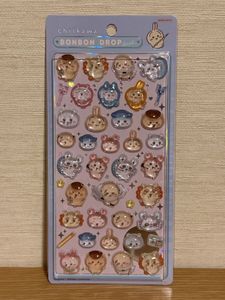 ボンボンドロップシール　ちいかわ　みんな　ポーズ　国内正規品　サンスター文具　BONBO