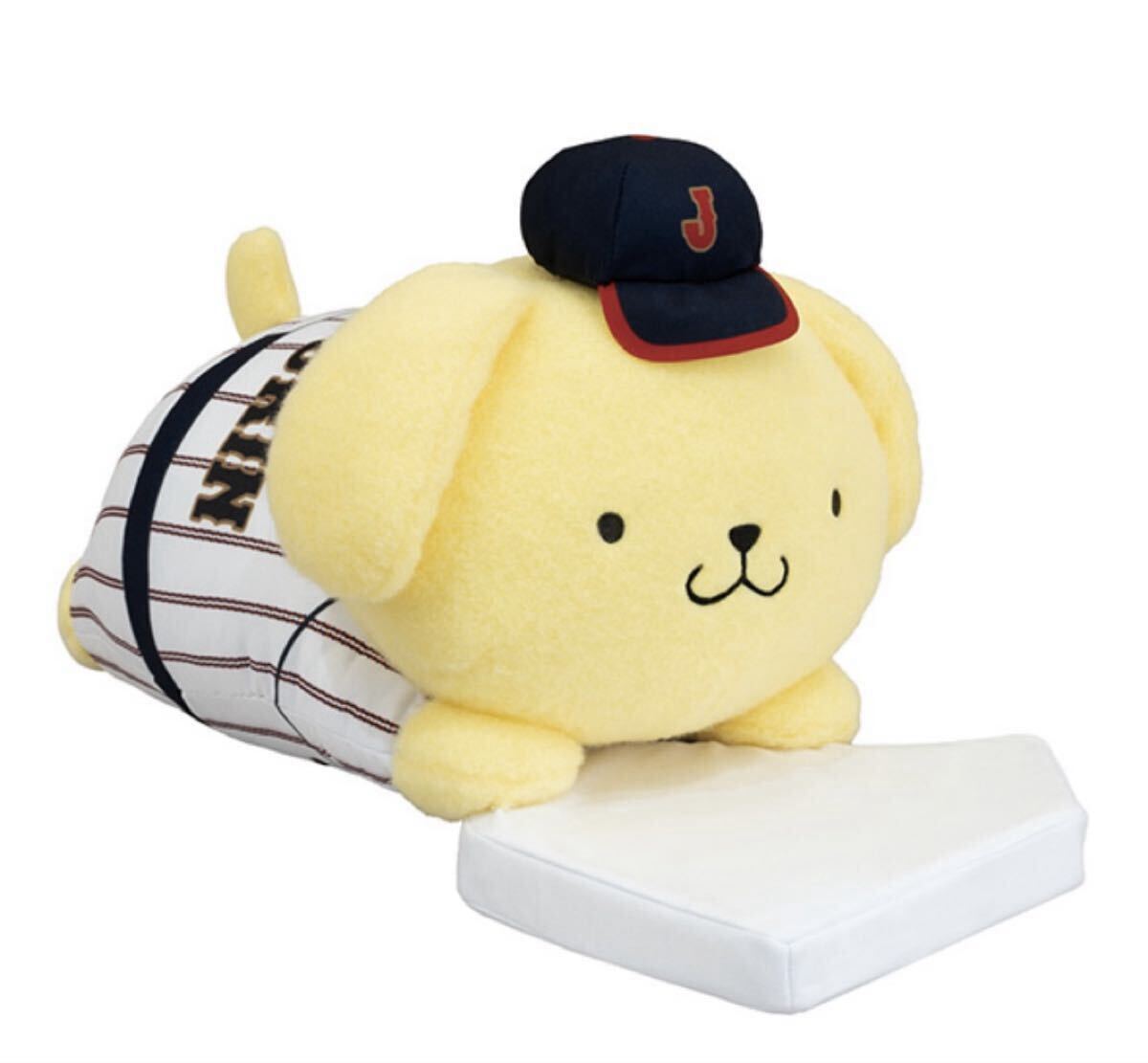 タイトーくじ　サンリオ　侍ジャパン　A賞　ポムポムプリン　抱き枕 タイトーくじ ☆侍ジャパンメサンリオキャラクターズ（A賞）ヘッド