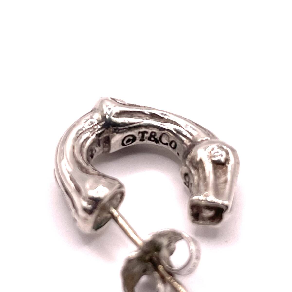 1円 極美品 TIFFANY&Co. ティファニー バンブー ピアス SV925 総重量