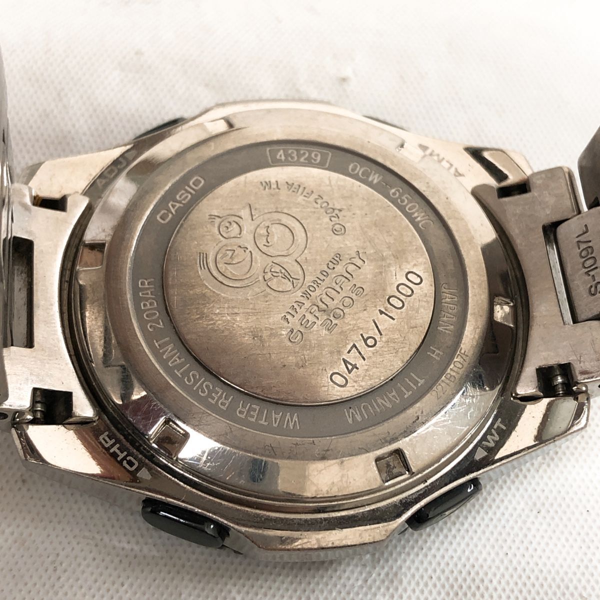 美品 FIFA ドイツワールドカップ 1000本限定 CASIO カシオ OCEANUS