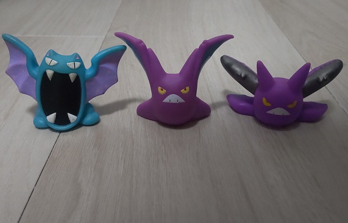 ポケモンキッズ☆ゴルバット・クロバット クロバット キメワザ 3個