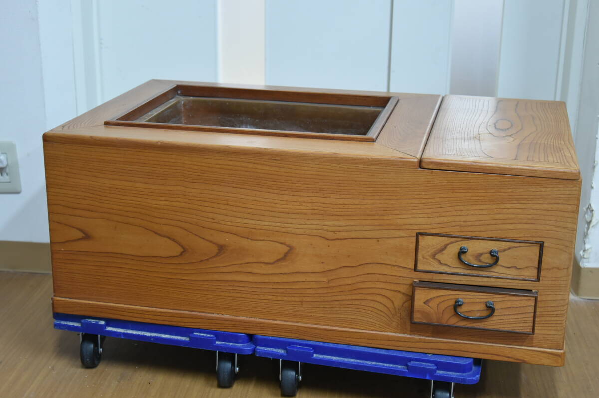 昭和レトロ 木製 火鉢台 幅34cm高さ55cm アンティーク 火鉢 レトロ
