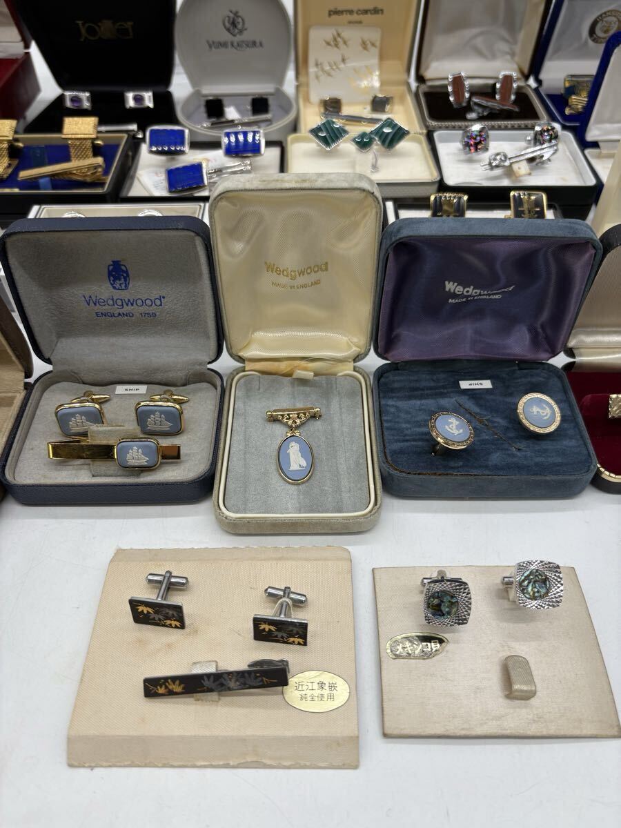 ◎カフス、タイピン、アクセサリー大量まとめ売り い-3-66】80 未使用 タイピン カフス 大量まとめ ネクタイピン カフス