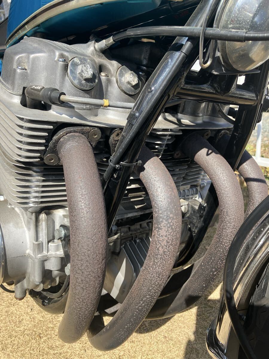 cb750four cb750k 当時物ヨシムラ手曲げ 希少 固定フランジ 熊手