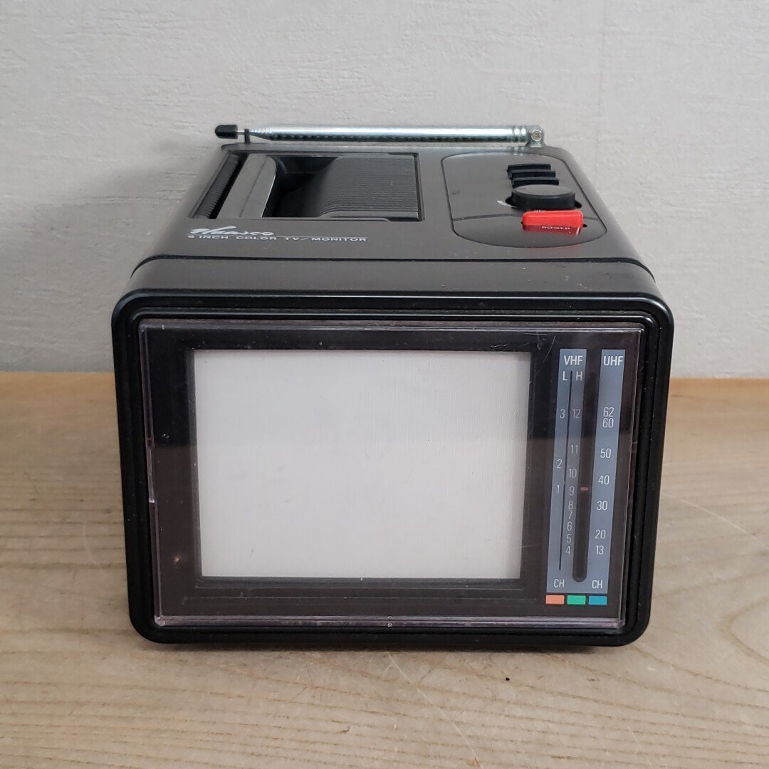 HITACHI 日立 カラーテレビ C624-H1 ブラウン管 6インチ 89年製