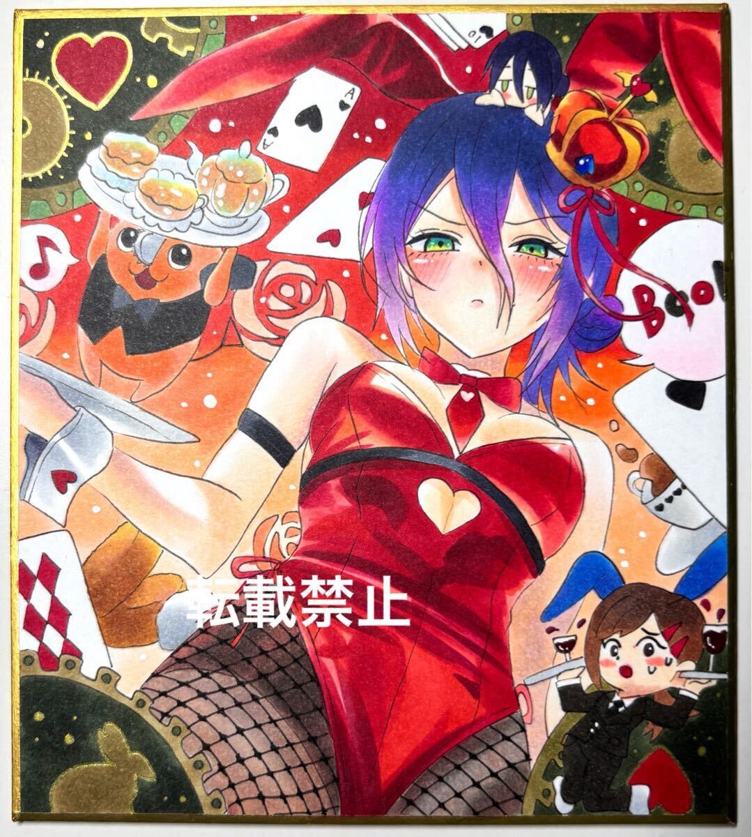 チェンソーマン レゼ 手描きイラスト バニーガールレゼちゃん ファン