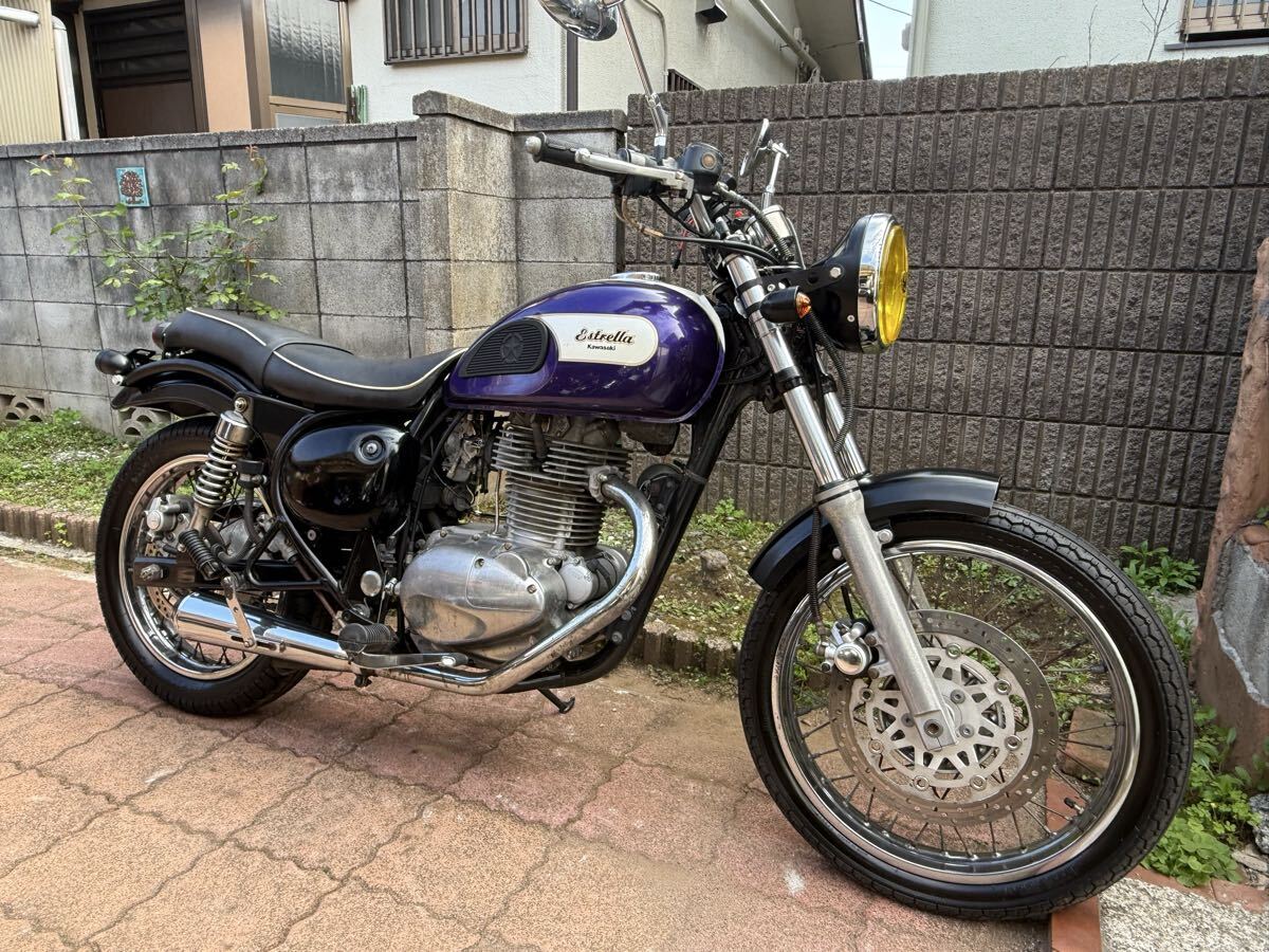 カワサキ エストレヤ 9954km BJ250A エストレヤ250 エストレア