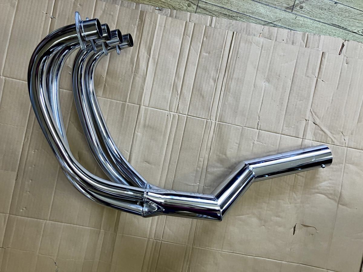 cb400four cb400f 旧ヨンフォア メッキマフラー 集合管 ショート管
