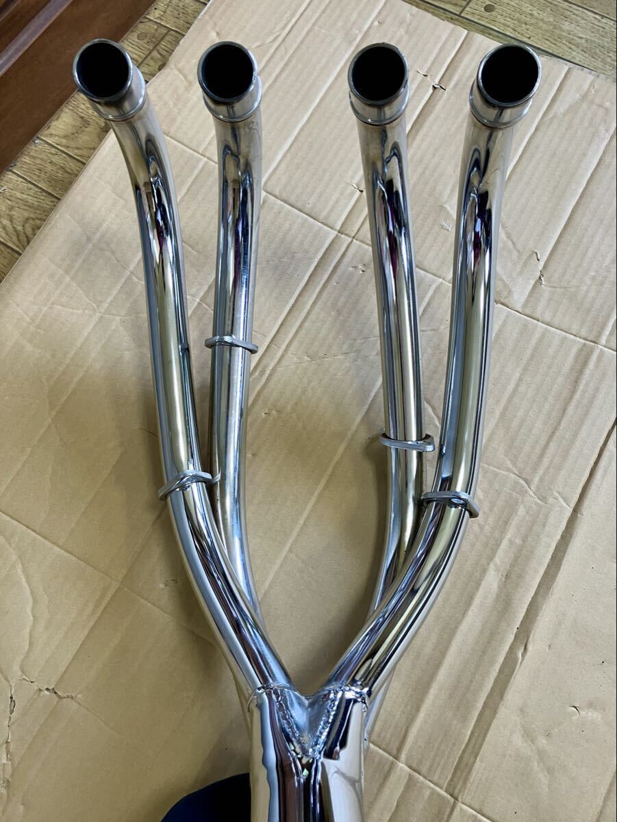 cb400four cb400f 旧ヨンフォア メッキマフラー 集合管 ショート管