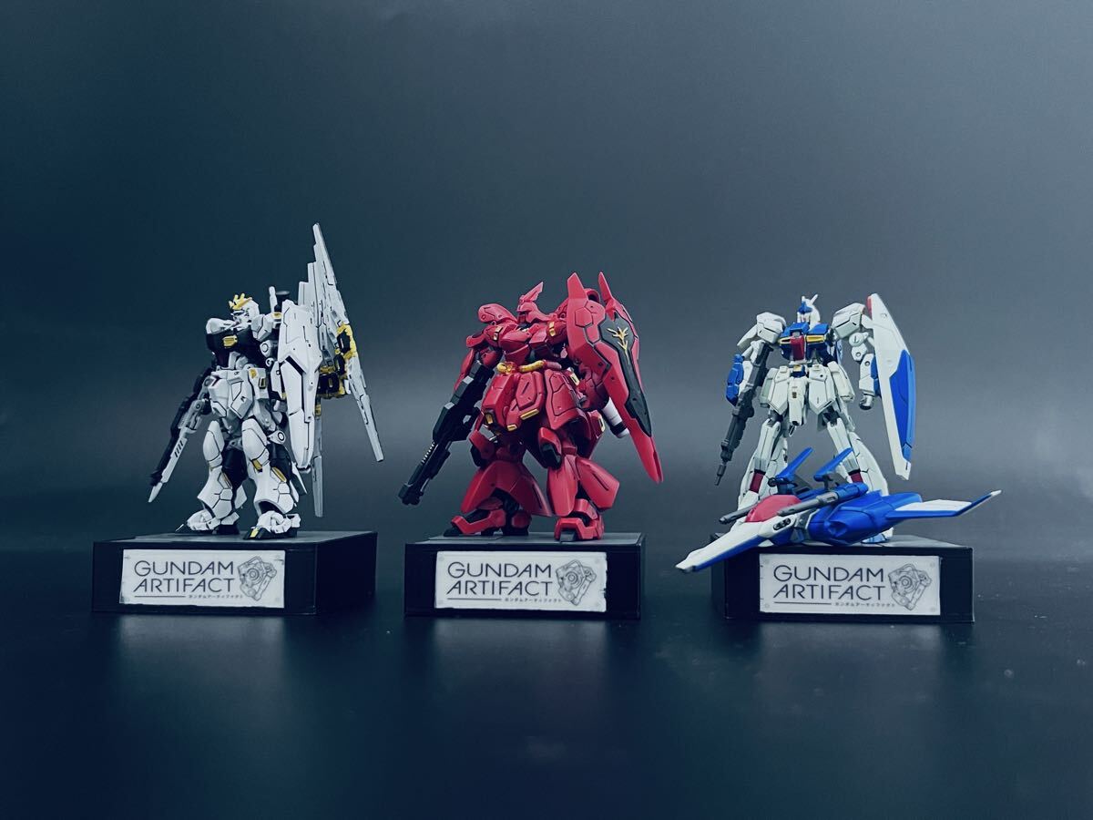 完成品】ガンダムアーティファクト第6弾 「νガンダム+サザビー+リ