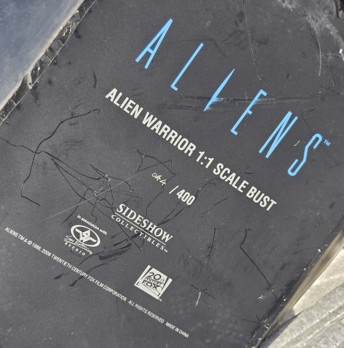 ジャンク] SIDESHOW サイドショウ ALIENS エイリアン2 WARRIOR