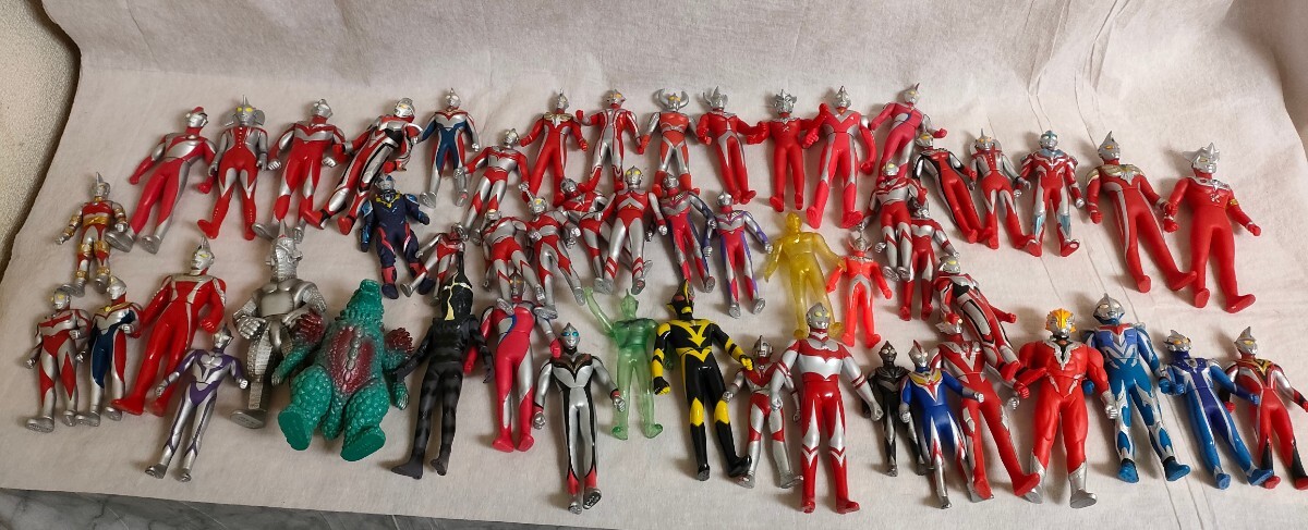 ウルトラマン 怪獣 約50体 まとめ売り 円谷プロ 大量 当時物 ジャンク