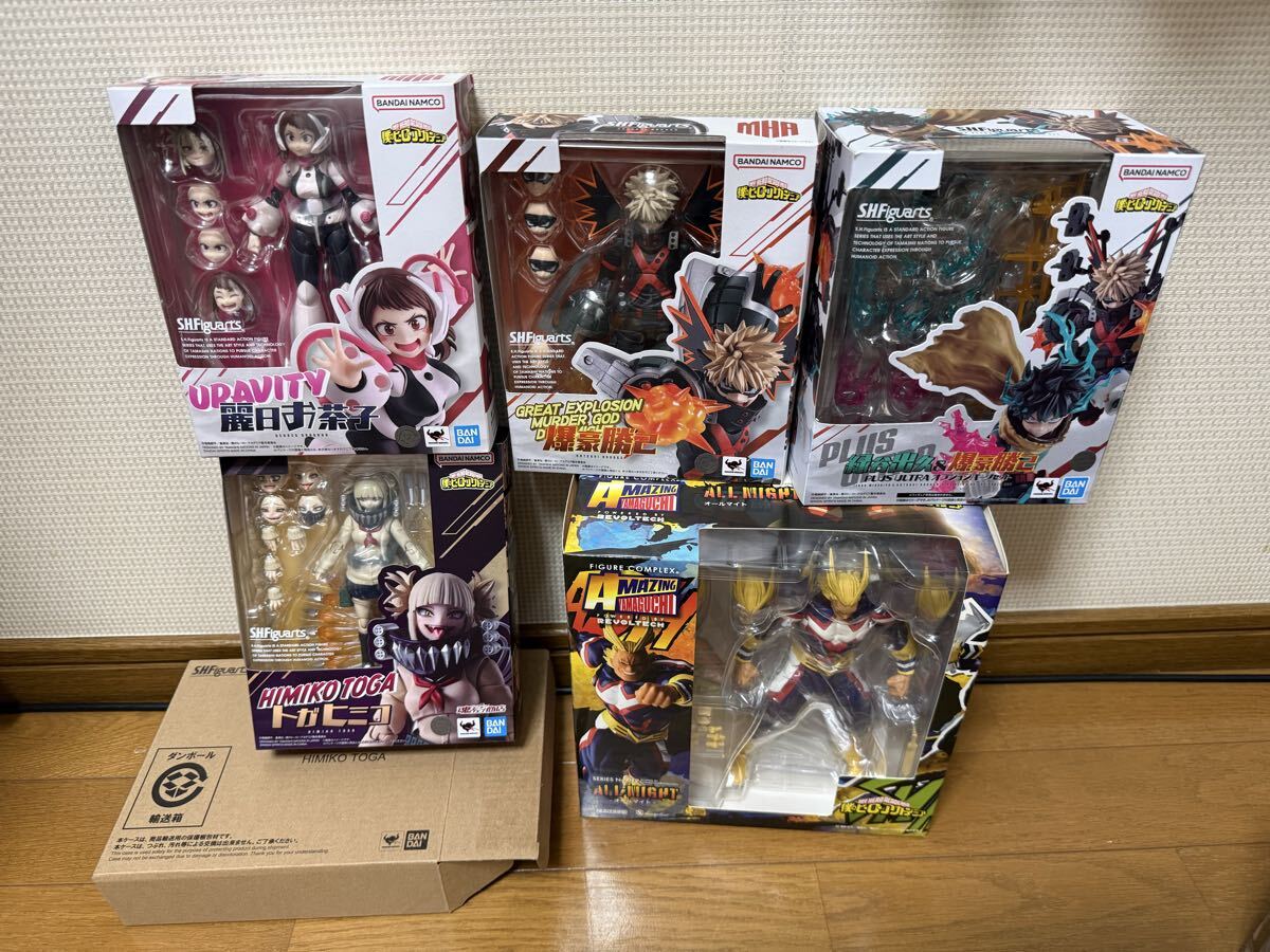 5体セット】S.H.Figuarts トガヒミコ 麗日お茶子 爆豪勝己 オプション