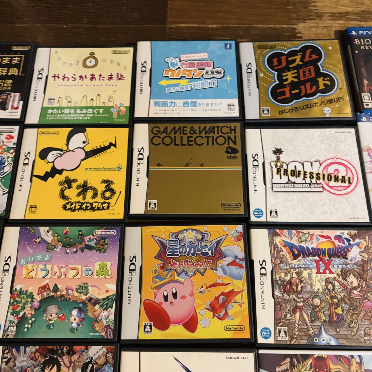 1円〜 DSソフト PSP VITAソフト まとめ売り ドラクエ モンハン バイオ