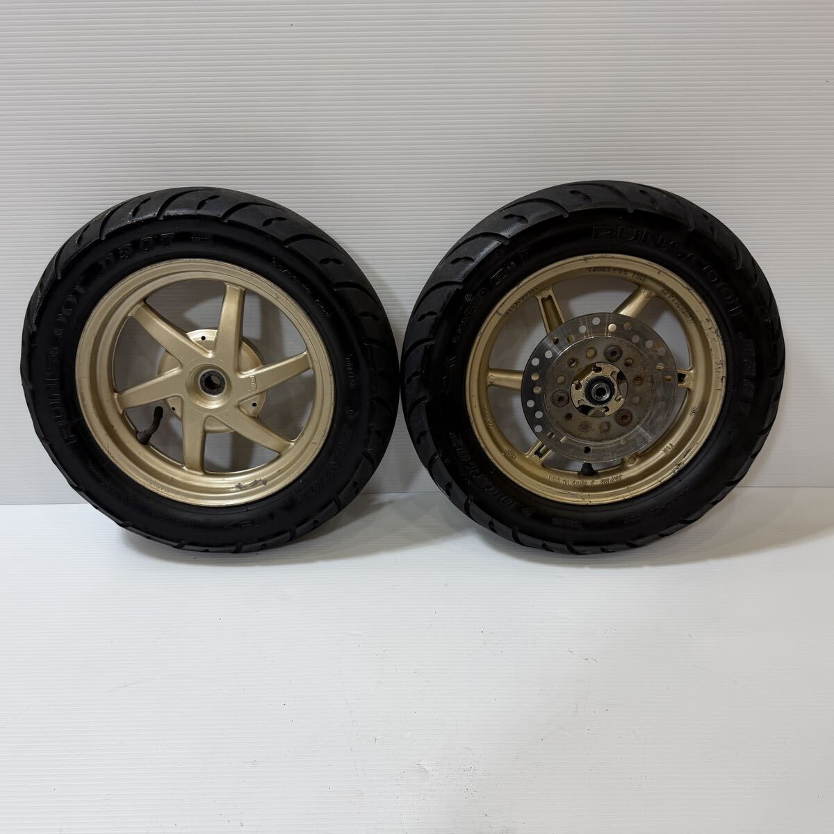 ホンダ ライブディオZX AF35 純正 美品 ホイール 前後セット タイヤ