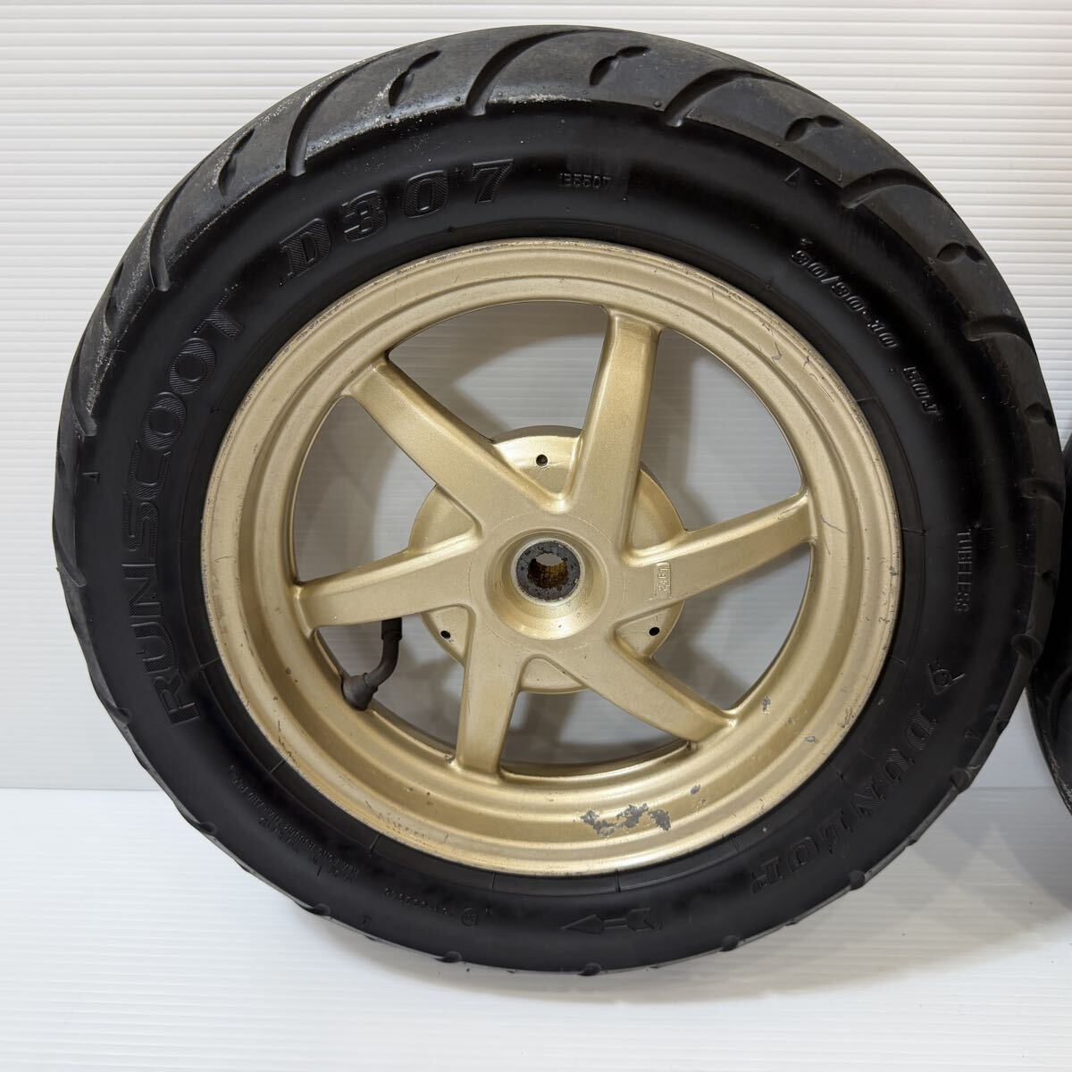 ホンダ ライブディオZX AF35 純正 美品 ホイール 前後セット タイヤ