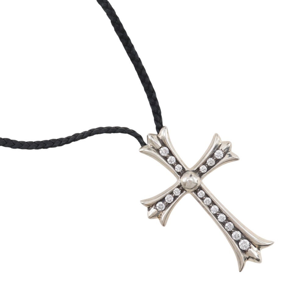 CHROME HEARTS クロムハーツ ラージCHクロス ペンダント ネックレス