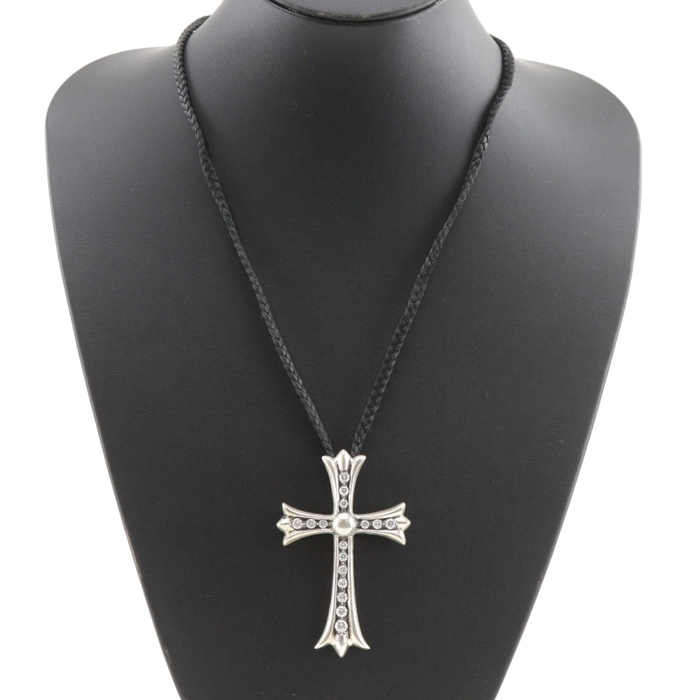 CHROME HEARTS クロムハーツ ラージCHクロス ペンダント ネックレス