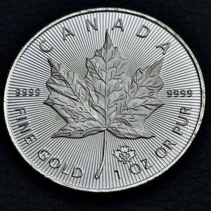 メイプルリーフ銀貨の値段と価格推移は？｜23件の売買データから