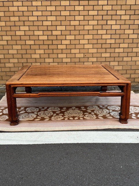 逸品 唐木 座卓 ちゃぶ台 ローテーブル センターテーブル 座敷机 和